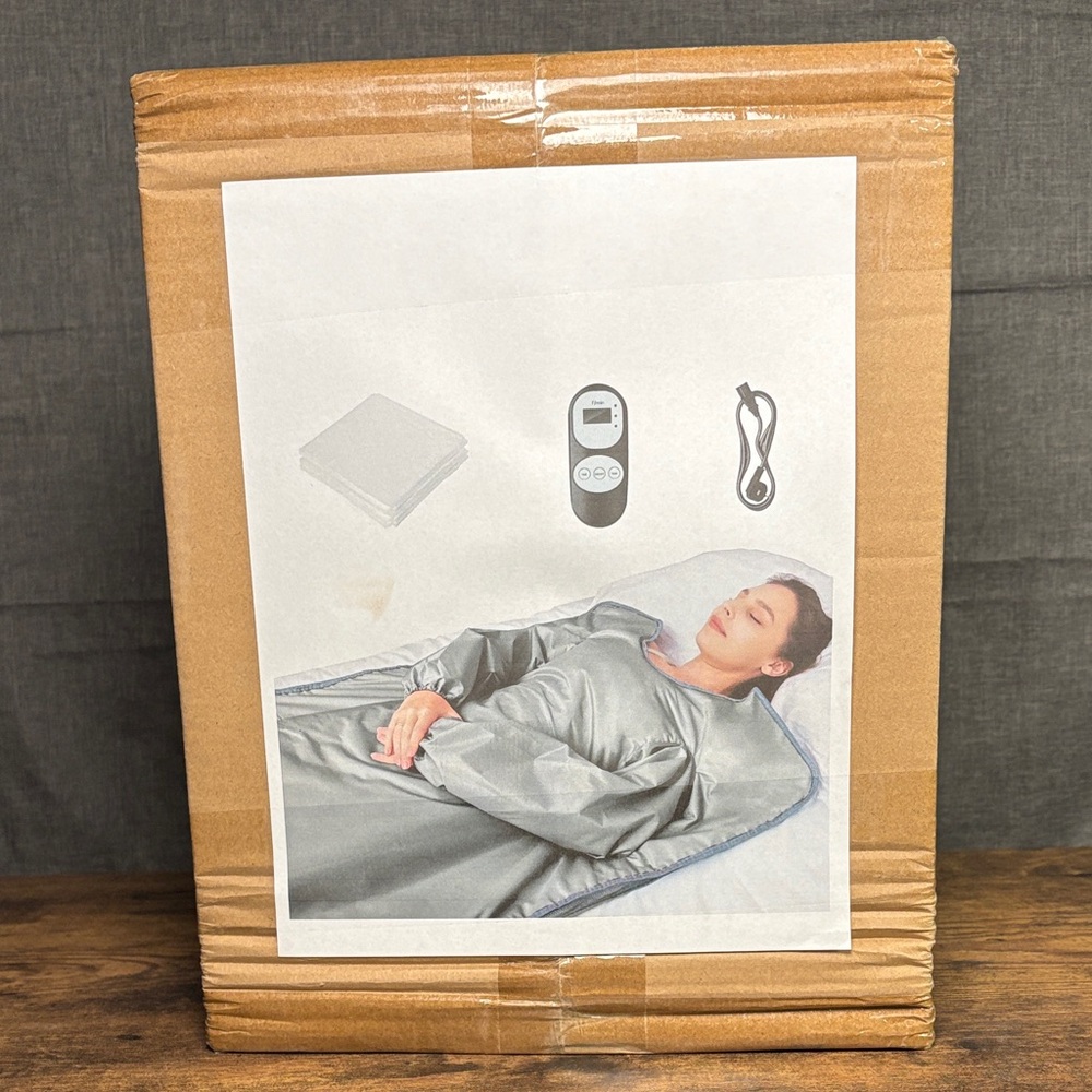 Silver Sauna Blanket with Remote